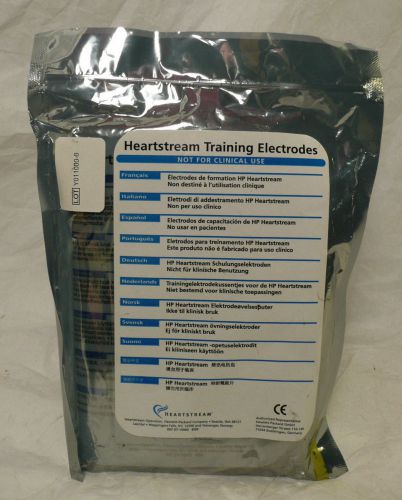 HeartStart heartstream TRAINING ELECTRODES class medical school training NEW