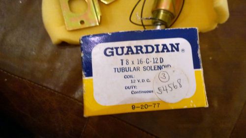 Guardian Electric T8X12-C-12VDC Tubular Solenoid Linear Actuator