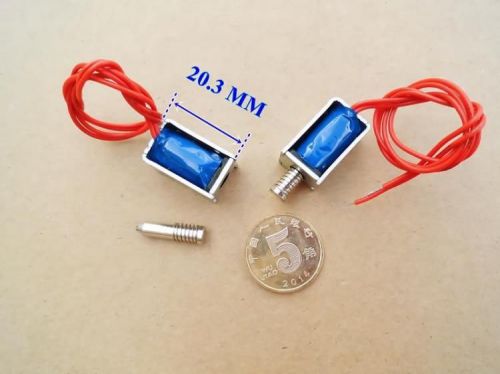 2pcs DC3-12V Push Pull Type Solenoid Electromagnet DC Micro Solenoid