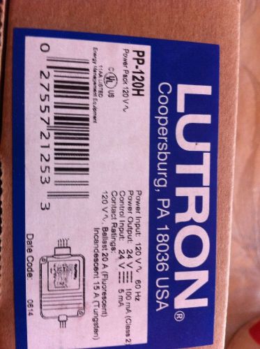 LUTRON PP-120H 120VAC 24VDC POWER PACK FOR OCCUPANCY SENSORS MOTION DETECTORS