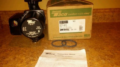 Taco 007 CIRCULATOR..-HF5 007-F5 &#034;00&#034; Cartridge Circulator Black ~