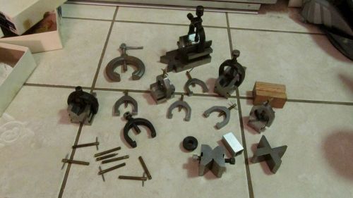 Starrett V Block 567 + Eclipse + Clamps ++ LOT - Looks Great!!!!