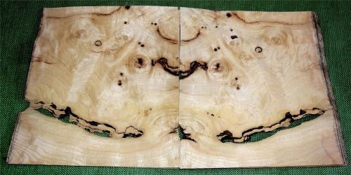 11 leafs @ 9&#034; x 8&#034;   Olive Ash Burl Bookmatched Veneer #v1415