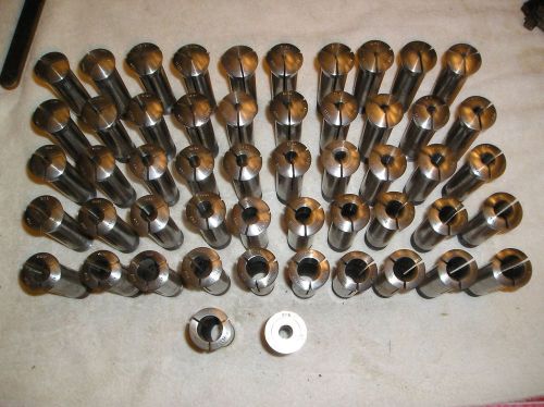 5 NS collets 5NS collet lot collet set Rivett South Bend Bradford Flather lathes