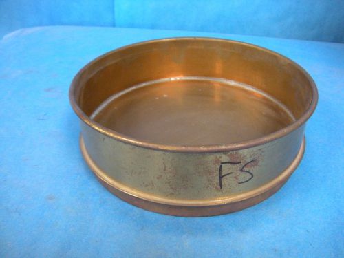 Brass Sieve Dust Pan 8&#034; Diameter