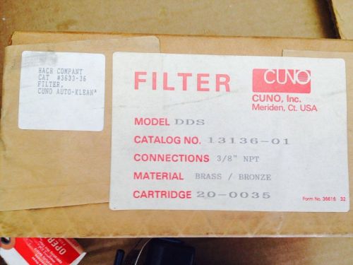 CUNO DDS 13136-01 FILTER HOUSING 250PSI AT 200 DEGREE F *NSIB