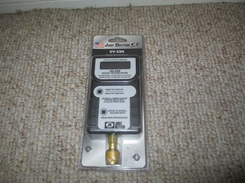 Jb just better dv-22n digital hand held vacuum gauge new for sale