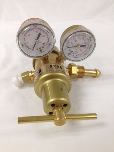 HARRIS 9296 MULTI-STAGE PRESSURE REGULATOR 125 PSIG CGA E-4 Ar He N2