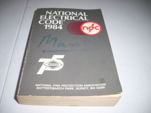 1984 National Electrical Code Book National Fire Protection Association