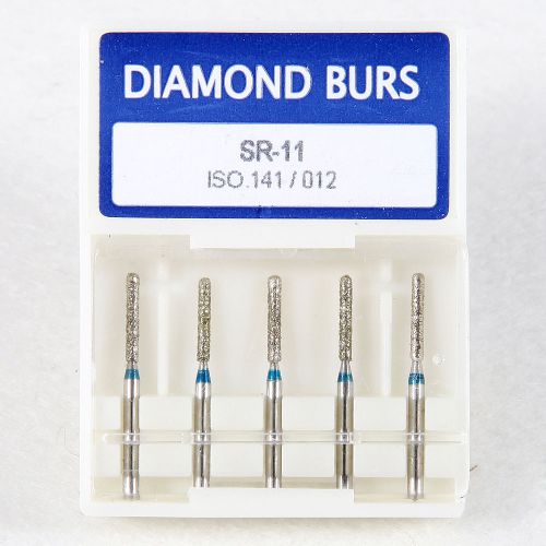 100pcs Dental High Handpiece Turbine Diamond Burs Burrs Flat-end Tapered FG1.6mm