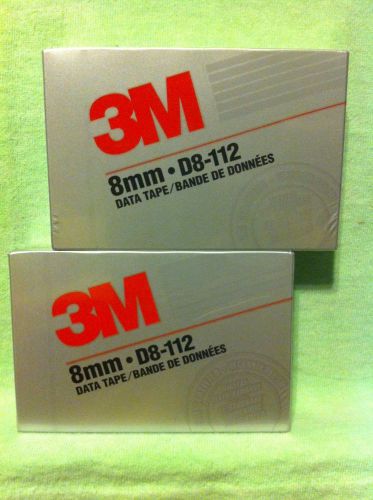 3M  .. 8mm-D8-112 Data Tape (2 Qty)