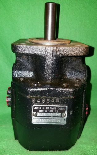 John s. barnes g1244b1a101n00 2 stg 16 gpm  woodsplitter hydraulic gear pump for sale
