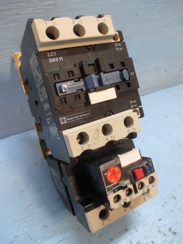 Telemecanique square d lc1d6511 motor starter 80a 600v 50hp lc1 d6511 120v coil for sale