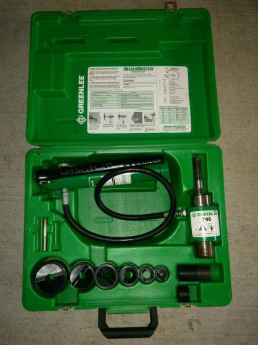 GREENLEE 7306SB 1/2&#034; X 2&#034; HYDRAULIC DRIVER PUNCH SET