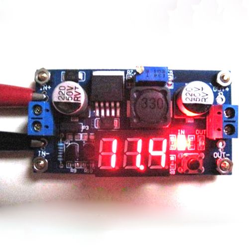 LM2596 Buck Step-down Power Converter DC 4.0~40 to 1.25-37V LED Voltmeter PMP