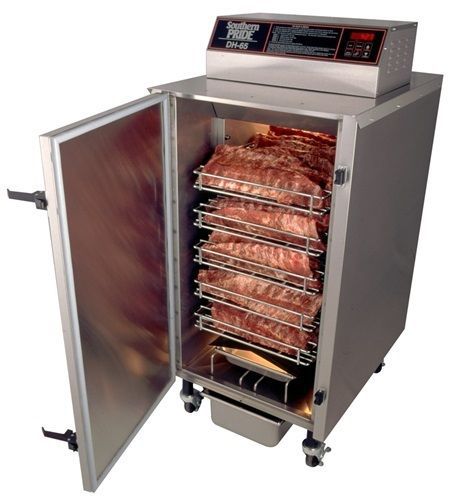 Southern pride dh-65 2-stage electric smoker oven with steam pan for ribs for sale