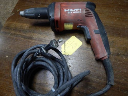 &#034;HILTI&#034; # SD-4500 Corded Screwdriver Unit # 15