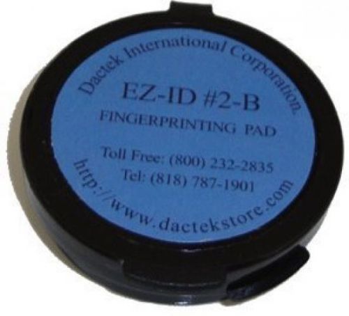 Fingerprint Pad 2 Diameter, Blue