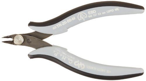 Hakko CHP TR-20-50-M-D Soft Wire Micro Cutter, Flush-cut, 2.0mm Hardened Carbon