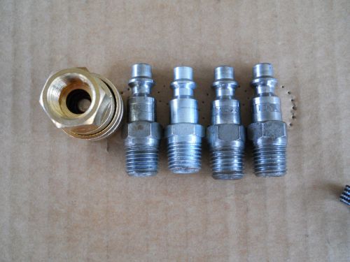 5 PC 1/4&#034; NPT Air Hose Connectors w/Quick Connect Coupler