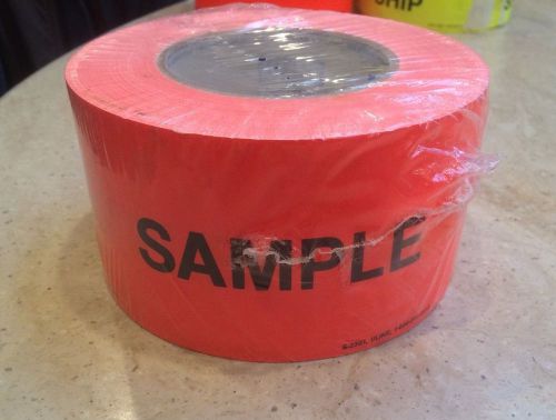 ULine Labeling Tape: &#034;Sample&#039;