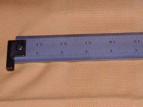 STARRETT #CH416R-24 HEAVY SPRING-TEMPERED STEEL RULE WITH INCH GRADUATION