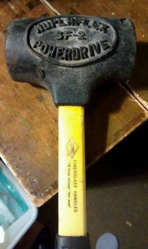 Used Nuplaflex Powerdrive SF-2 Hammer Fiberglass Handle FREE SHIPPING