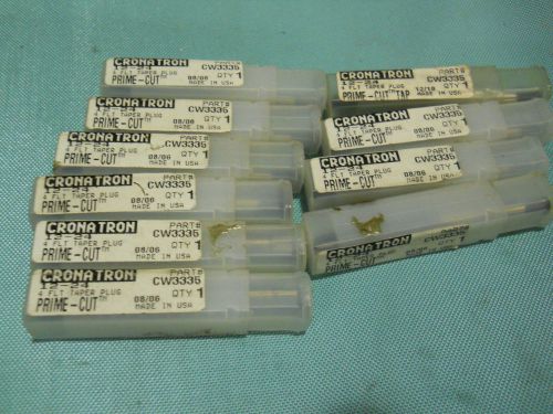 (LOT OF 11)12-24 TAP 4 FLT TAPER PLUG CW3335