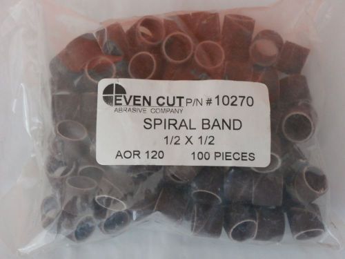 100 NEW SPIRAL BAND 1/2 X1/2