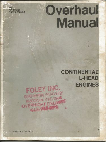 LINCOLN SA 200 WELDER SA200 CONTINENTAL F-162 F163 ENGINE MANUAL MILLER, HOBART