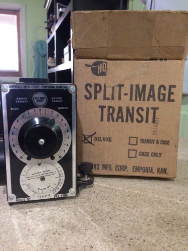 HOPKINS - VTG Hoppy Transit Split Image Transit Model G2 Photography Survey. GUC