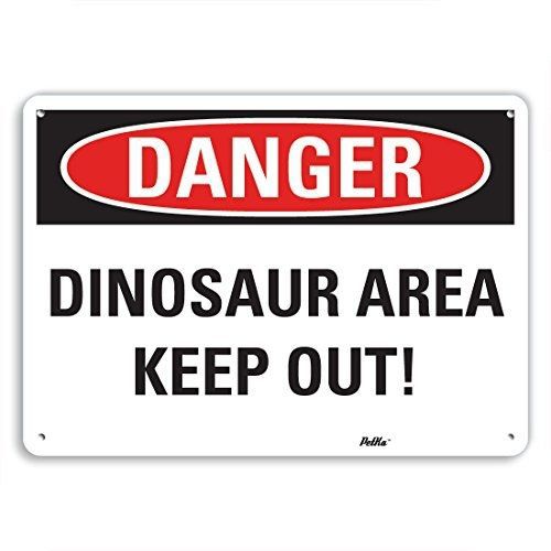 Petka Signs and Graphics PetKa Signs and Graphics PKFO-0174-NA_14x10 &#034;Dinosaur