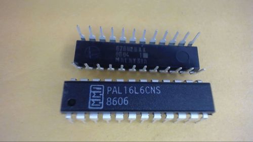 MMI PAL16L6CNS 24-Pin Dip Integrated Circuit New Lot Quantity-5