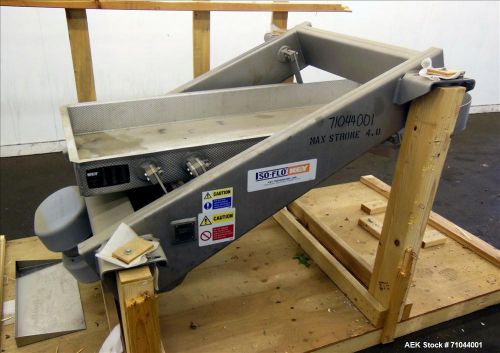 Unused- key technology iso-flo scale feed vibratory conveyor, model 433456-1, 30 for sale