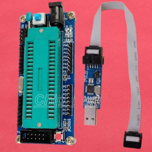 AVR Minimum System Development Board + USBasp Programmer (NO Chip)