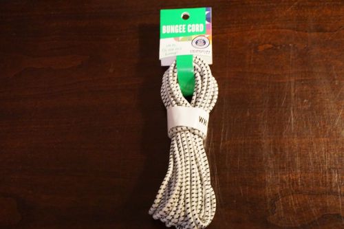 WHITE BLACK STRIPE Bungee Cord 18 Feet (5.49 m) Long by Horizon Group USA