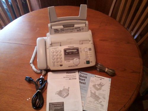 PANASONIC KX-FP80 FAX MACHINE