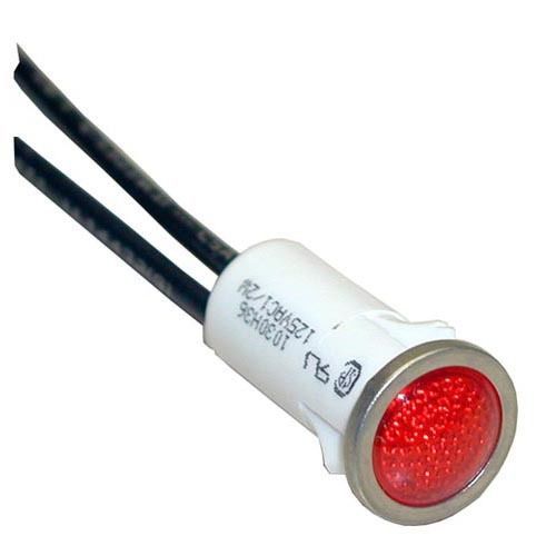 All Points 38-1078 Signal Light, 1/2&#034;, Red, 125V