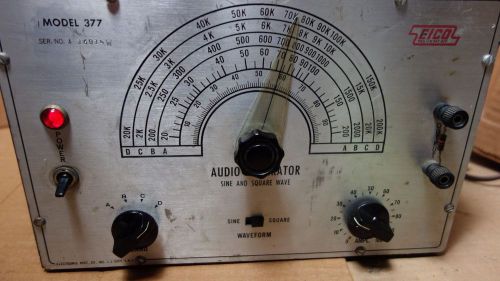 EICO Audio Generator, Model:  377