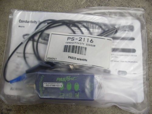 NEW PS-2116 PASCO PASPORT EXPLORER CONDUCTIVITY SENSOR