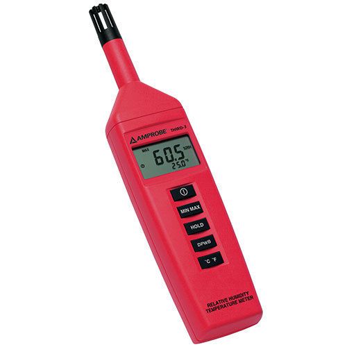 Amprobe THWD3 Humidity Temperature Meter, Dual Display