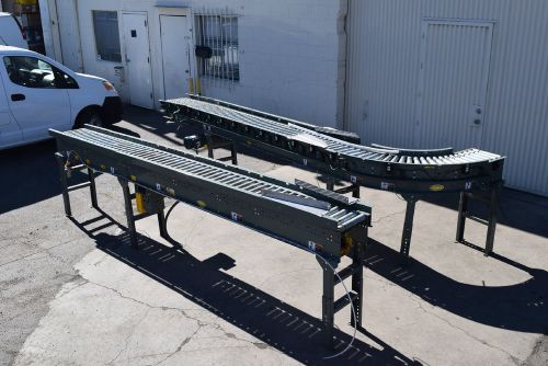 NU COND~HYTROL ELECTRIC POWERED CONVEYOR 32&#039; EZ Logic IOP Module ROLLER BOX CASE