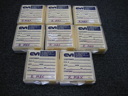 CVI Laser Mirror 1.5&#034; OD Rmax at 1064nm Nd:Yag Lot of 8 Mirrors