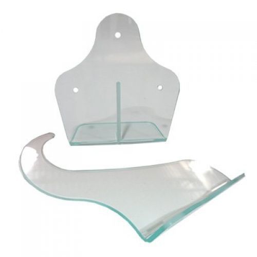 CK Display Surfboard Wall Racks - Display, Clear Acrylic, Vertical Wall Mount