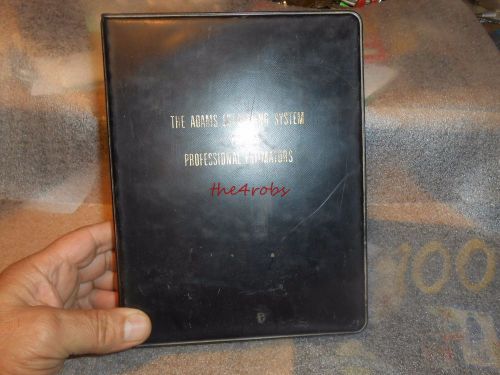 Vintage Adams Estimating System For Professional Estimators Book