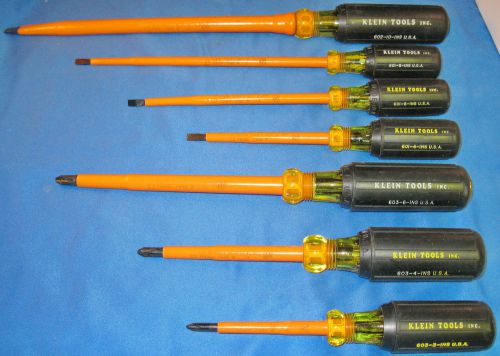 Klein 7-Piece 1000V Insulated Screwdriver Set