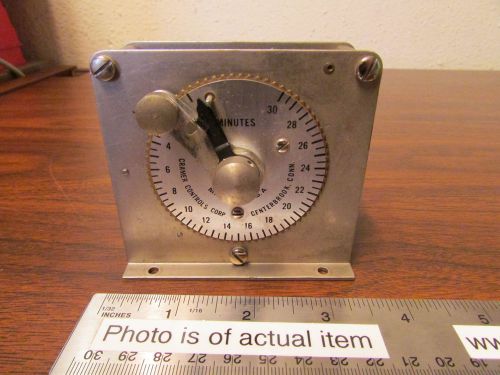 Cramer Controls Motor 0-30 Minutes Timer Vintage Steampunk