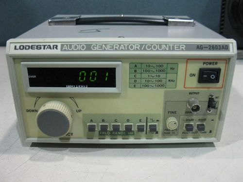 LODESTAR AG-2603AD AUDIO GENERATOR/ COUNTER #1309