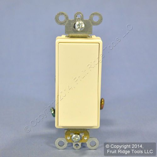 Leviton SCRATCHED Almond Decora Rocker Wall Light Switch 3-Way 20A Bulk 5623-2A