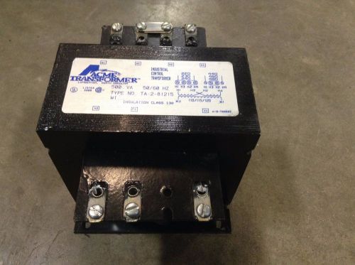 Acme TA-2-81215 Transformer 500 VA .5 kVA Single Phase TA281215